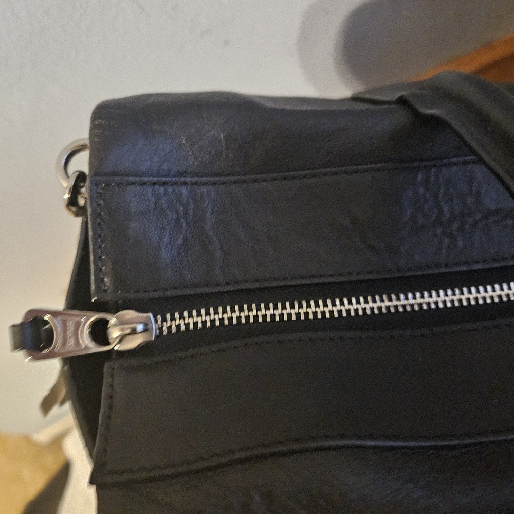 Coach Black Leather Satchel - Picture 6 of 12